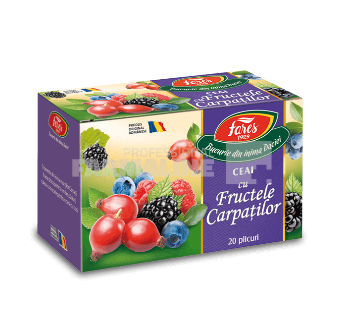 Fares Ceai Aromfruct Fructele Carpatilor 20 plicuri 1 Fares Ceai Aromfruct Fructele Carpatilor 20 plicuri