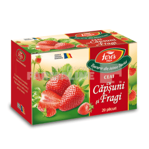 Fares Ceai Capsuni si Fragi 20 plicuri