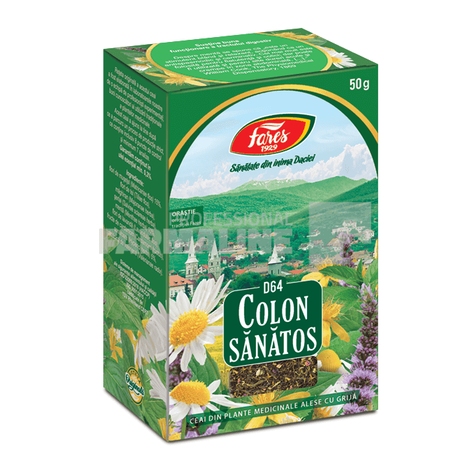 Fares Ceai Colon sanatos 50 g 1 Fares Ceai Colon sanatos 50 g