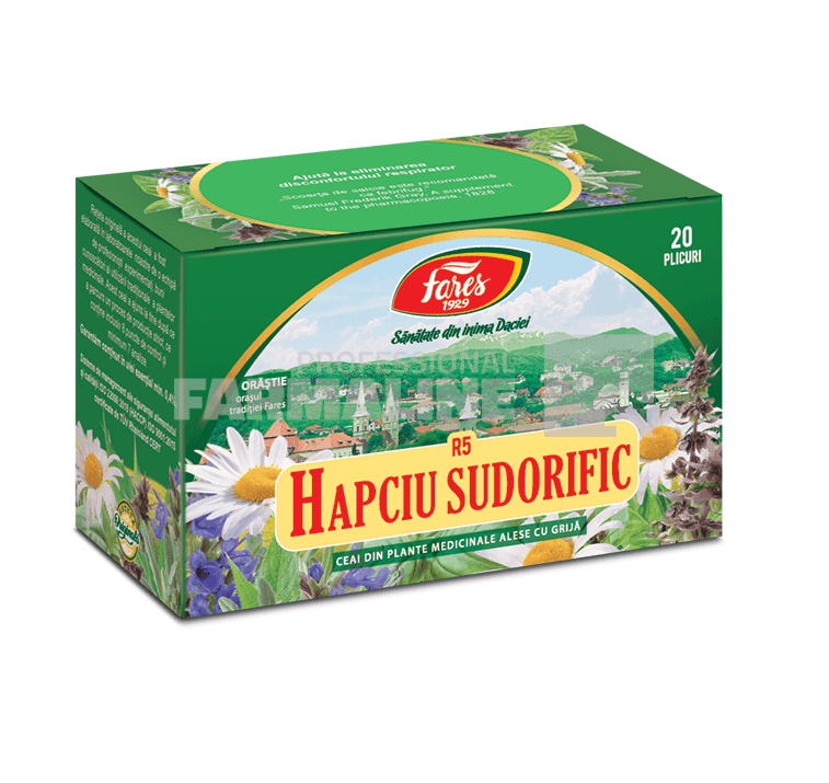 Fares Ceai Hapciu Raceala scade febra 20 plicuri 1 Fares Ceai Hapciu Raceala scade febra 20 plicuri