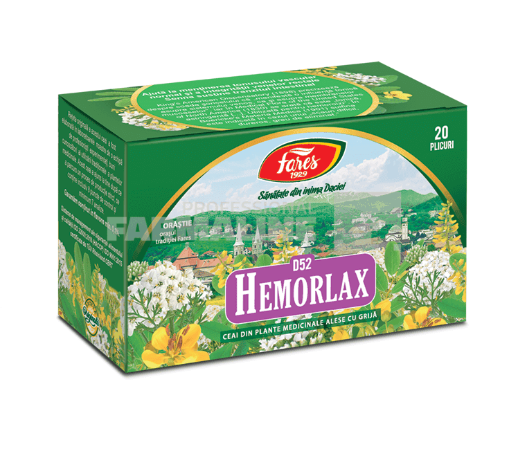 Fares Ceai Hemorlax 20 plicuri 1 Fares Ceai Hemorlax 20 plicuri