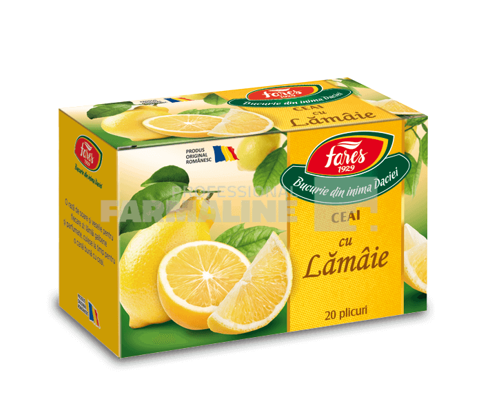 Fares Ceai Lamai Aromfruct 20 plicuri 1 Fares Ceai Lamai Aromfruct 20 plicuri