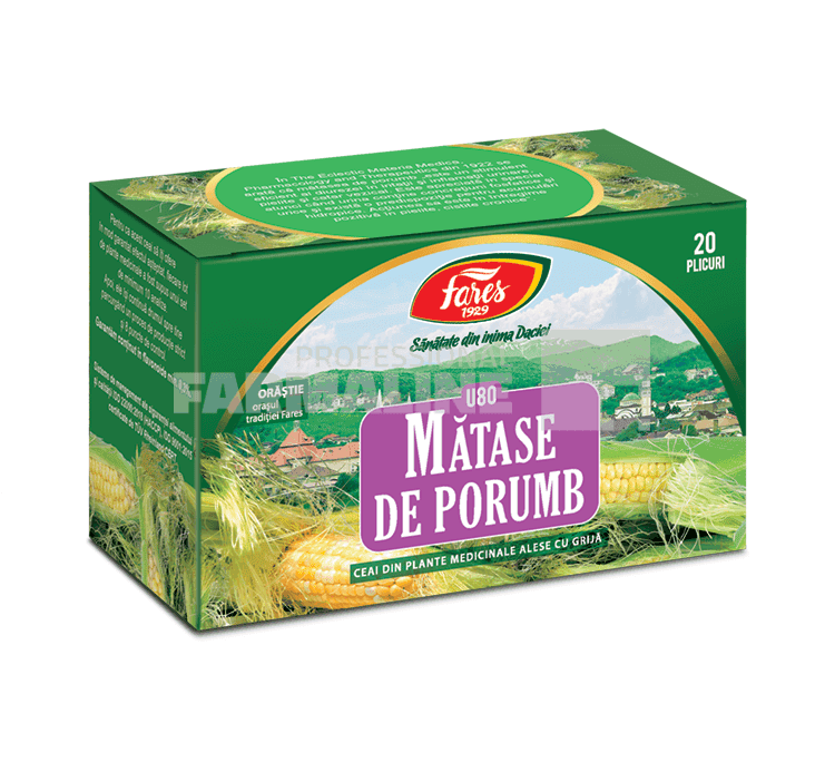 Fares Ceai Matase de Porumb 20 plicuri 1 Fares Ceai Matase de Porumb 20 plicuri