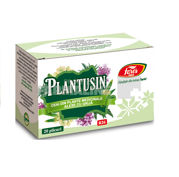 Fares Ceai Plantusin (antibronsitic) 20 plicuri 1 Fares Ceai Plantusin (antibronsitic) 20 plicuri