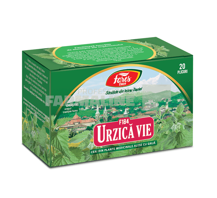 Fares Ceai de urzica vie 20 plicuri 1 Fares Ceai de urzica vie 20 plicuri