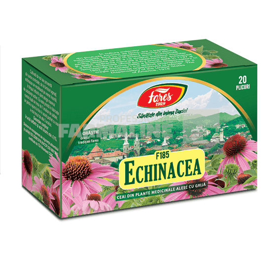 Home v2 10 Fares Ceai Echinacea 20 Plicuri – Beneficii și Utilizare