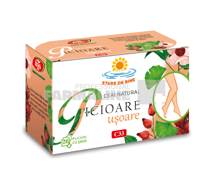 Fares Ceai picioare usoare 20 plicuri 1 Fares Ceai picioare usoare 20 plicuri