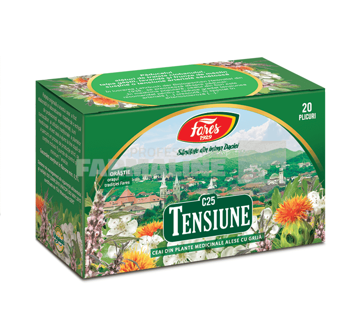 Fares Ceai tensiune (hipertesiune) 20 plicuri 1 Fares Ceai tensiune (hipertesiune) 20 plicuri