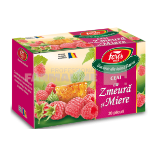 Fares Ceai zmeura si miere 20 plicuri
