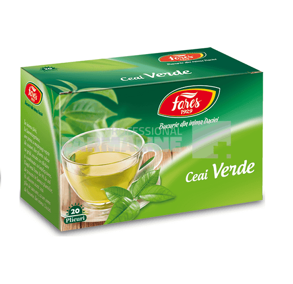 Fares Ceaiurile lumii Ceai verde 20 plicuri 1 Fares Ceaiurile lumii Ceai verde 20 plicuri