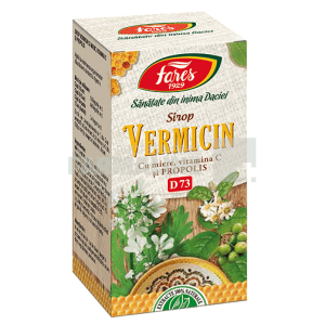 Fares D73 Vermicin Sirop cu miere si propolis 100 ml