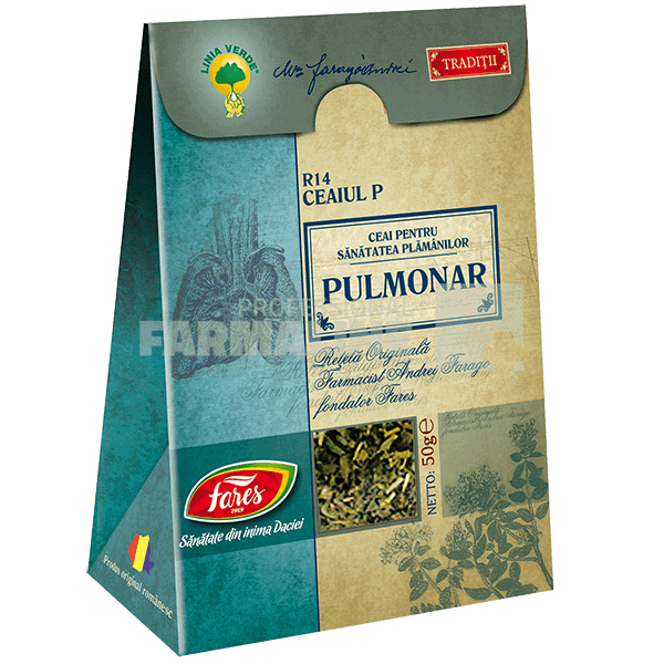 Fares Traditii Ceai pulmonar R14 50 g