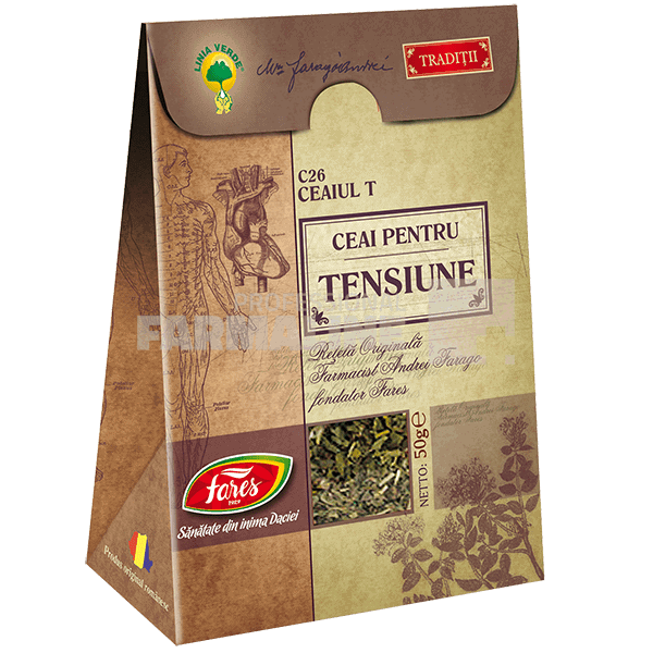 Fares Traditii Ceai tensiune C26 50 g