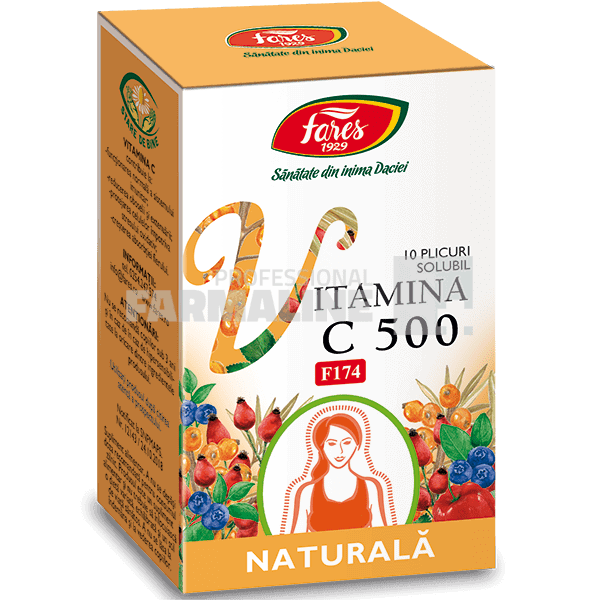 Fares Vitamina C 500 F174 10 plicuri
