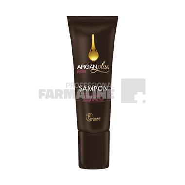 Farmec Argan Plus Sampon cu Jojoba par fragil 40 ml