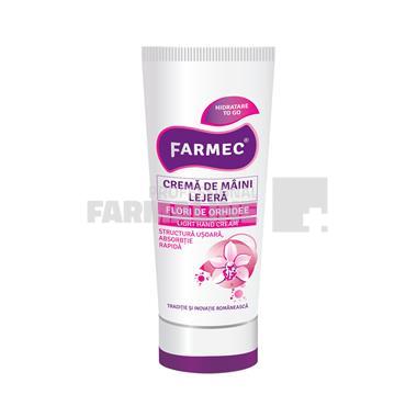 Farmec Crema de maini lejera cu flori de Orhidee 100 ml