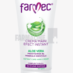 Farmec Crema maini aloe vera & ceai verde 100 ml