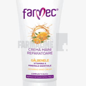 Farmec Crema maini reparatoare galbenele si vitamina A 100 ml