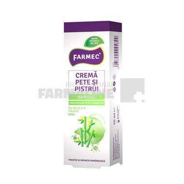 Farmec Crema pentru pete si pistrui cu Bambus 50 ml