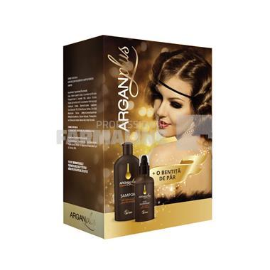 Farmec Pachet Argan Plus Sampon cu Keratina 250 ml + Ulei de Argan 150 ml