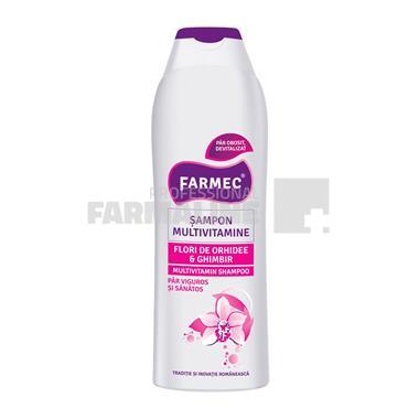 Farmec Sampon multivitamine cu flori de Orhidee si Ghimbir 400 ml