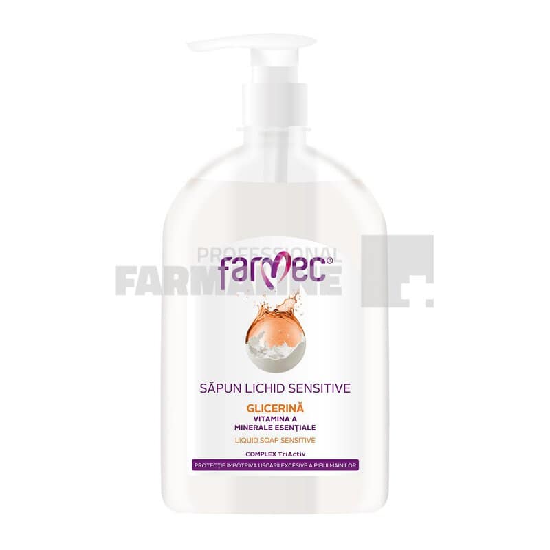 Farmec Sapun lichid Sensitive cu glicerina 500 ml