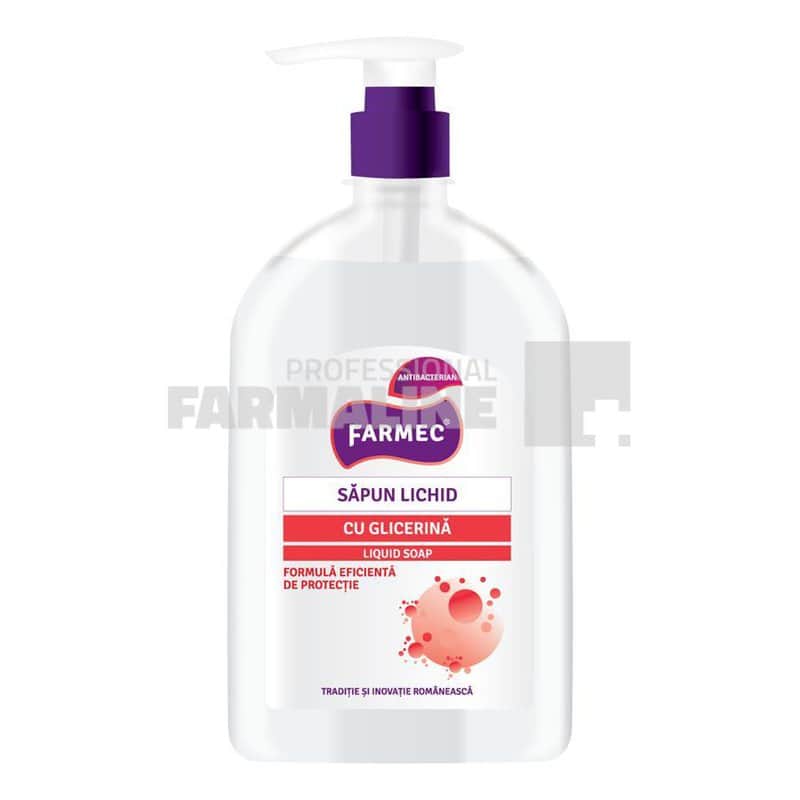 Farmec Sapun lichid antibacterian cu glicerina 500 ml