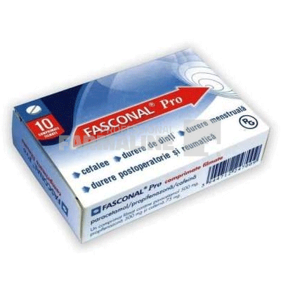 Fasconal Pro 10 comprimate filmate