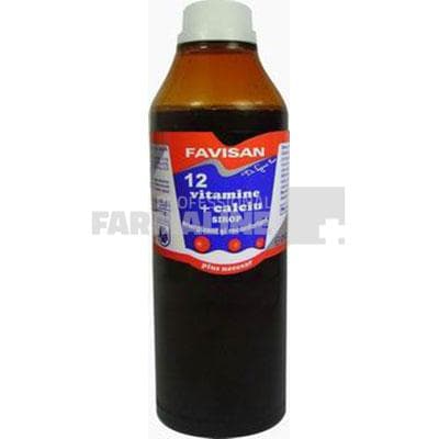 Favisan Sirop 12 vitamine plus calciu 250 ml