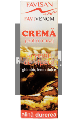 Favivenom Crema tip unguent pentru masaj cu venin de vipera 50 ml
