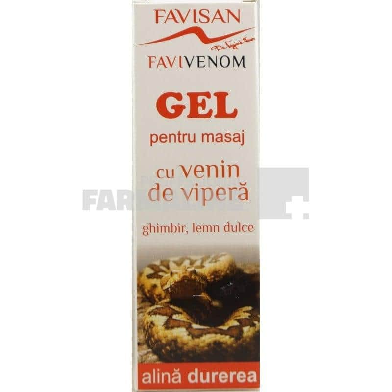 Favivenom Gel cu venin de vipera pentru masaj 50 ml