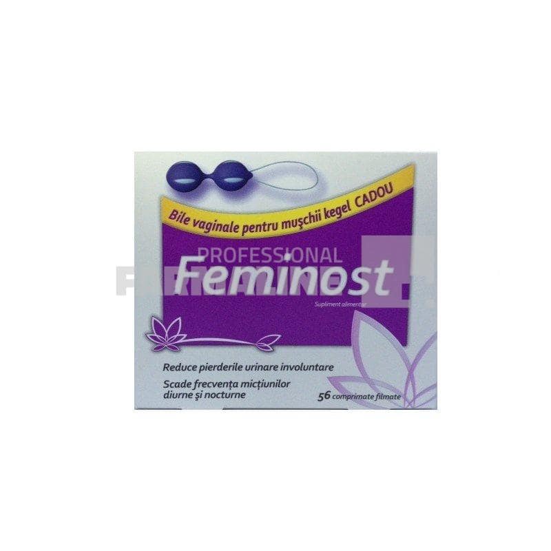 Feminost 56 comprimate filmate + Bile pentru exercitii Kegel Cadou