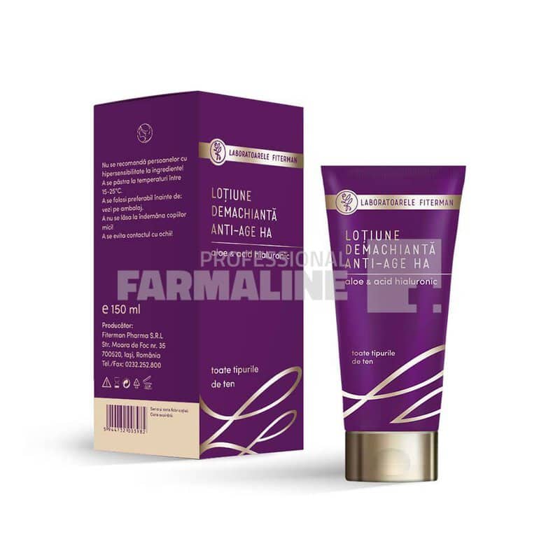 Fiterman Anti-Age HA Lotiune demachianta 150 ml