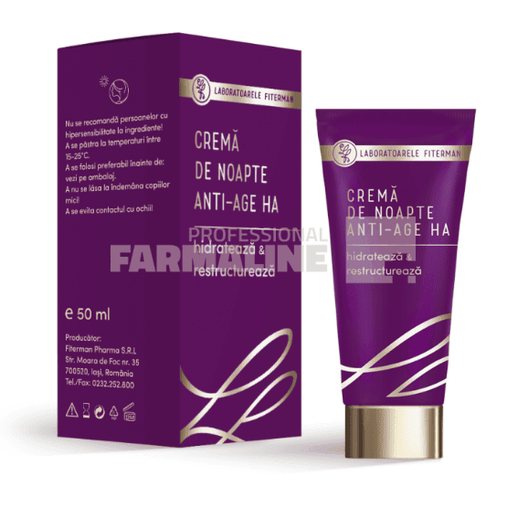 Fiterman Anti-age HA Crema noapte 50 ml 1 Fiterman Anti-age HA Crema noapte 50 ml