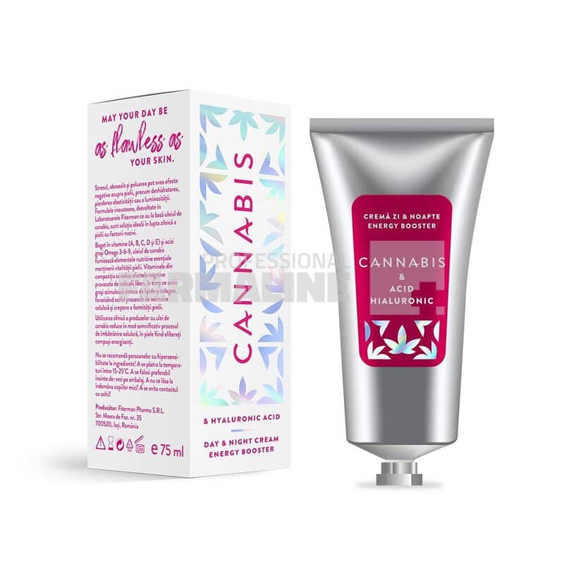 Fiterman Cannabis Crema zi & noapte Cannabis & Acid Hialuronic 75 ml