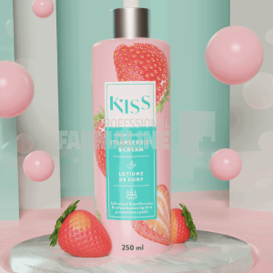 Fiterman Kiss Lotiune de corp Strawberry&Cream 250 ml