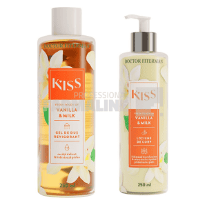 Fiterman Pachet Kiss Vanilla & Milk Gel de dus 250 ml + Lotiune corp 250 ml
