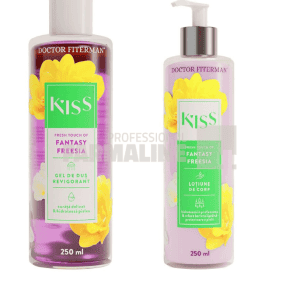 Fiterman Pachet Kiss - gel de dus Fantasy Freesia 250 ml + Lotiune corp 250 ml