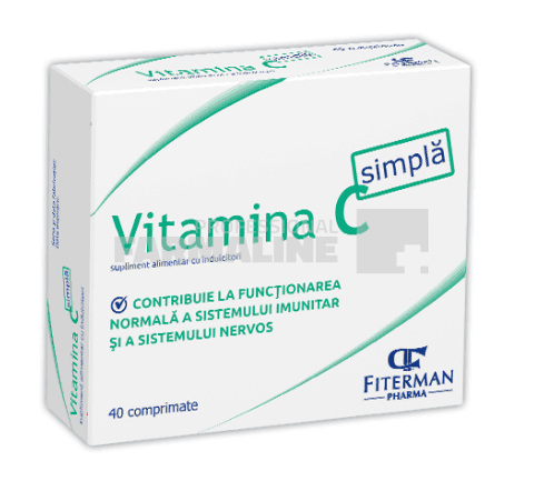 Fiterman Vitamina C 180 mg 40 comprimate 1 Fiterman Vitamina C 180 mg 40 comprimate