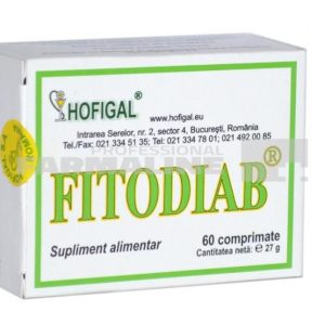 Fitodiab 60 comprimate