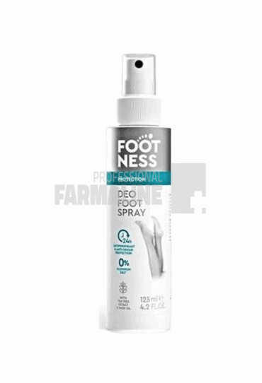 Footness FT07 Dezodorizant pentru picioare spray 125 ml 1 Footness FT07 Dezodorizant pentru picioare spray 125 ml