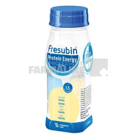 Fresubin Protein Energy drink cu aroma de vanilie 200 ml 4 bucati