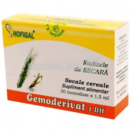 GEMODERIVAT 1 DH Radicele de secara 30 monodoze