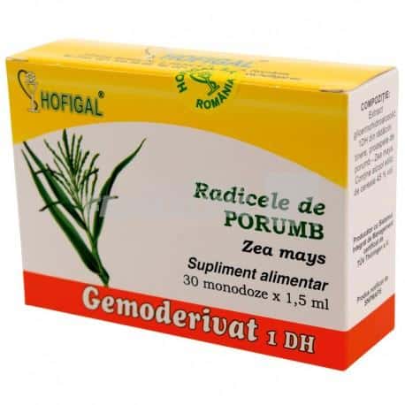 Gemoderivat 1 DH Radicele de porumb 30 monodoze