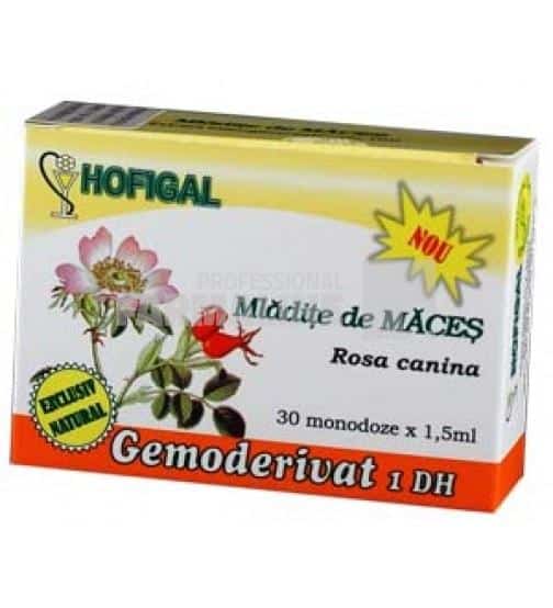 Gemoderivatt 1 DH Mladite de macese 30 monodoze 1 Gemoderivatt 1 DH Mladite de macese 30 monodoze
