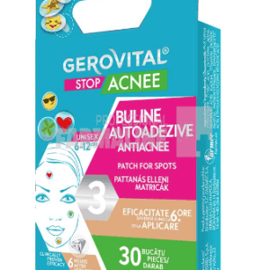 Gerovital Buline autoadezive antiacneice 10 bucati/plic 3 plicuri