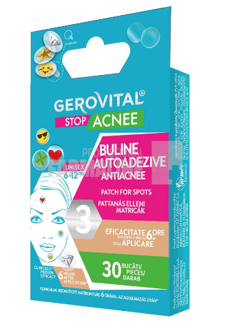 Gerovital Buline autoadezive antiacneice 10 bucati/plic 3 plicuri 1 Gerovital Buline autoadezive antiacneice 10 bucati/plic 3 plicuri