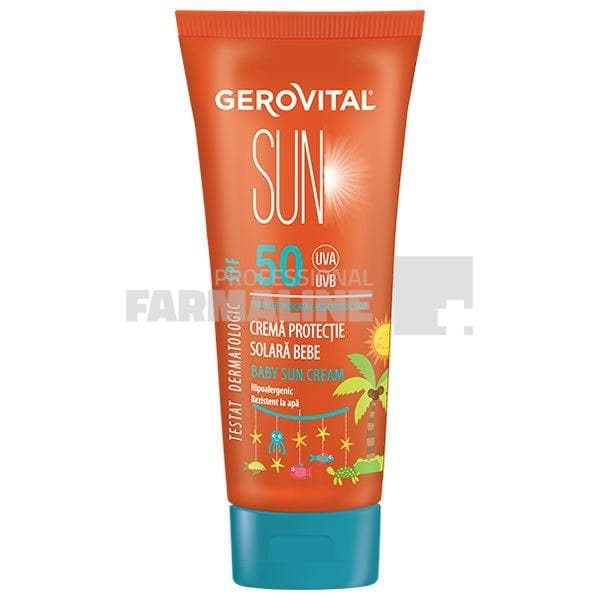Gerovital Crema protectie solara pentru bebe SPF50 100 ml