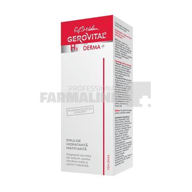 Gerovital H3 Derma+ Emulsie hidratanta matifianta 50 ml