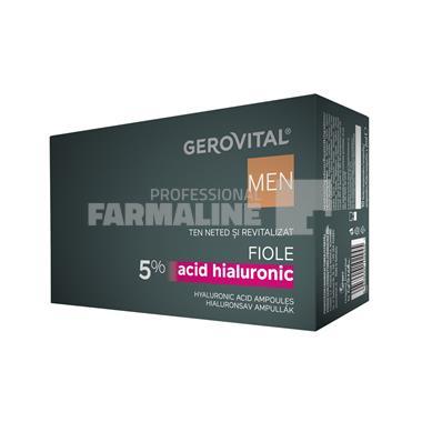 Gerovital Men Acid hialuronic 5% 2 ml 10 bucati